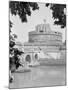 View of Castel Sant' Angelo at Saint Hadrian's Tomb beyond Trees-Philip Gendreau-Mounted Photographic Print