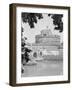 View of Castel Sant' Angelo at Saint Hadrian's Tomb beyond Trees-Philip Gendreau-Framed Photographic Print