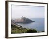 View of Castelsardo in Background and the Coast of Sardinia, Italy, Mediterranean, Europe-Oliviero Olivieri-Framed Photographic Print