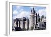 View of Castle and Medieval Town of Vitre, Brittany, France-null-Framed Giclee Print