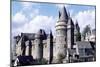 View of Castle and Medieval Town of Vitre, Brittany, France-null-Mounted Giclee Print