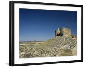 View of Castle, Consuegra, Toledo, Castile La Mancha, Spain-Michael Busselle-Framed Photographic Print