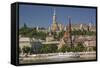 View of Castle District in Budapest-Jon Hicks-Framed Stretched Canvas