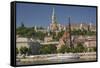 View of Castle District in Budapest-Jon Hicks-Framed Stretched Canvas