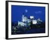 View of Castle Illuminated, Segovia, Spain, Europe-null-Framed Photographic Print