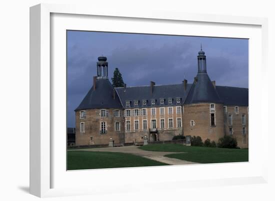 View of Castle of Saint-Fargeau, Burgundy, France, 15th-17th Century-null-Framed Giclee Print