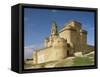 View of Castle, Turegano, Segovia Province, Castile Leon, Spain-Michael Busselle-Framed Stretched Canvas