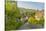 View of Castleton village in the Hope Valley, Peak District National Park, Derbyshire, England-Frank Fell-Stretched Canvas