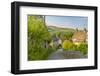 View of Castleton village in the Hope Valley, Peak District National Park, Derbyshire, England-Frank Fell-Framed Photographic Print