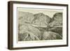 View of Castri, Mount Parnassus-null-Framed Giclee Print