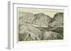 View of Castri, Mount Parnassus-null-Framed Giclee Print