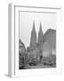 View of Cathedral among Ruins-Fred Ramage-Framed Photographic Print