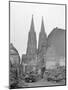 View of Cathedral among Ruins-Fred Ramage-Mounted Photographic Print