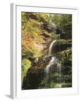 View of Cathedral Falls in Autumn, West Virginia, USA-Adam Jones-Framed Photographic Print