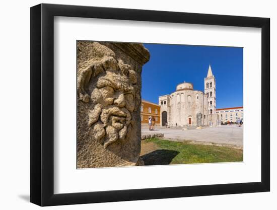 View of Cathedral of St. Anastasia, Zadar, Zadar county, Dalmatia region, Croatia-Frank Fell-Framed Photographic Print