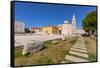 View of Cathedral of St. Anastasia, Zadar, Zadar county, Dalmatia region, Croatia-Frank Fell-Framed Stretched Canvas