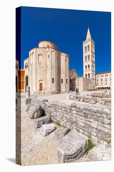View of Cathedral of St. Anastasia, Zadar, Zadar county, Dalmatia region, Croatia-Frank Fell-Stretched Canvas