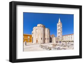 View of Cathedral of St. Anastasia, Zadar, Zadar county, Dalmatia region, Croatia-Frank Fell-Framed Photographic Print