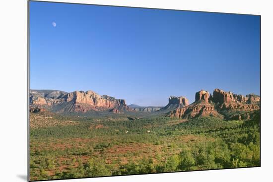 View of Cathedral Rock in Verde Valley, Sedona, Arizona, USA-Massimo Borchi-Mounted Photographic Print