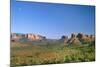 View of Cathedral Rock in Verde Valley, Sedona, Arizona, USA-Massimo Borchi-Mounted Photographic Print