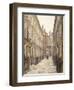 View of Catherine Court, Tower Hill, London, Looking East, 1886-John Crowther-Framed Giclee Print