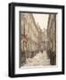 View of Catherine Court, Tower Hill, London, Looking East, 1886-John Crowther-Framed Giclee Print