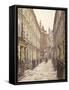 View of Catherine Court, Tower Hill, London, Looking East, 1886-John Crowther-Framed Stretched Canvas