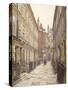 View of Catherine Court, Tower Hill, London, Looking East, 1886-John Crowther-Stretched Canvas