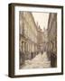 View of Catherine Court, Tower Hill, London, Looking East, 1886-John Crowther-Framed Giclee Print