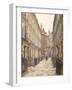 View of Catherine Court, Tower Hill, London, Looking East, 1886-John Crowther-Framed Giclee Print