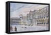 View of Catherine Palace, Built 1751-56, Pushkin-null-Framed Stretched Canvas