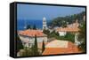 View of Cavtat Old Town, Cavtat, Dubrovnik Riviera, Dalmatian Coast, Dalmatia, Croatia, Europe-Frank Fell-Framed Stretched Canvas