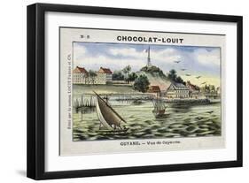 View of Cayenne, French Guiana-null-Framed Giclee Print