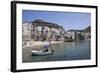 View of Cefalu Beach, Sicily, Italy, Mediterranean, Europe-Oliviero Olivieri-Framed Photographic Print