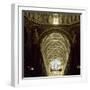 View of Ceiling of Central Aisle and Dome, Cathedral of St Mary of Assumption, Italy-null-Framed Giclee Print