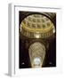 View of Ceiling of Central Aisle and Dome, Cathedral of St Mary of Assumption, Italy-null-Framed Giclee Print