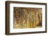 View of Ceiling with Fresco Painting in a Cave Church-Simon Montgomery-Framed Photographic Print