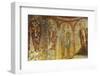 View of Ceiling with Fresco Painting in a Cave Church-Simon Montgomery-Framed Photographic Print