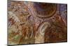 View of Ceiling with Fresco Painting in a Cave Church-Simon Montgomery-Mounted Photographic Print