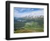 View of Celerina and St. Moritz From Top of Muottas Muragl, Switzerland, Europe-Michael DeFreitas-Framed Photographic Print