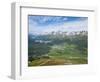 View of Celerina and St. Moritz From Top of Muottas Muragl, Switzerland, Europe-Michael DeFreitas-Framed Photographic Print