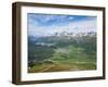 View of Celerina and St. Moritz From Top of Muottas Muragl, Switzerland, Europe-Michael DeFreitas-Framed Photographic Print