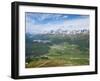 View of Celerina and St. Moritz From Top of Muottas Muragl, Switzerland, Europe-Michael DeFreitas-Framed Photographic Print