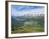 View of Celerina and St. Moritz From Top of Muottas Muragl, Switzerland, Europe-Michael DeFreitas-Framed Photographic Print