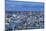 View of Central Hamburg at dusk, Germany-Ian Trower-Mounted Photographic Print