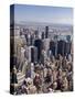 View of Central Manhattan from the Empire State Building-Tom Grill-Stretched Canvas