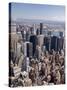 View of Central Manhattan from the Empire State Building-Tom Grill-Stretched Canvas