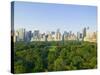 View of Central Park Southwest from Hot Air Balloon-Andria Patino-Stretched Canvas