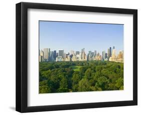 View of Central Park Southwest from Hot Air Balloon-Andria Patino-Framed Photographic Print