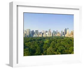 View of Central Park Southwest from Hot Air Balloon-Andria Patino-Framed Photographic Print